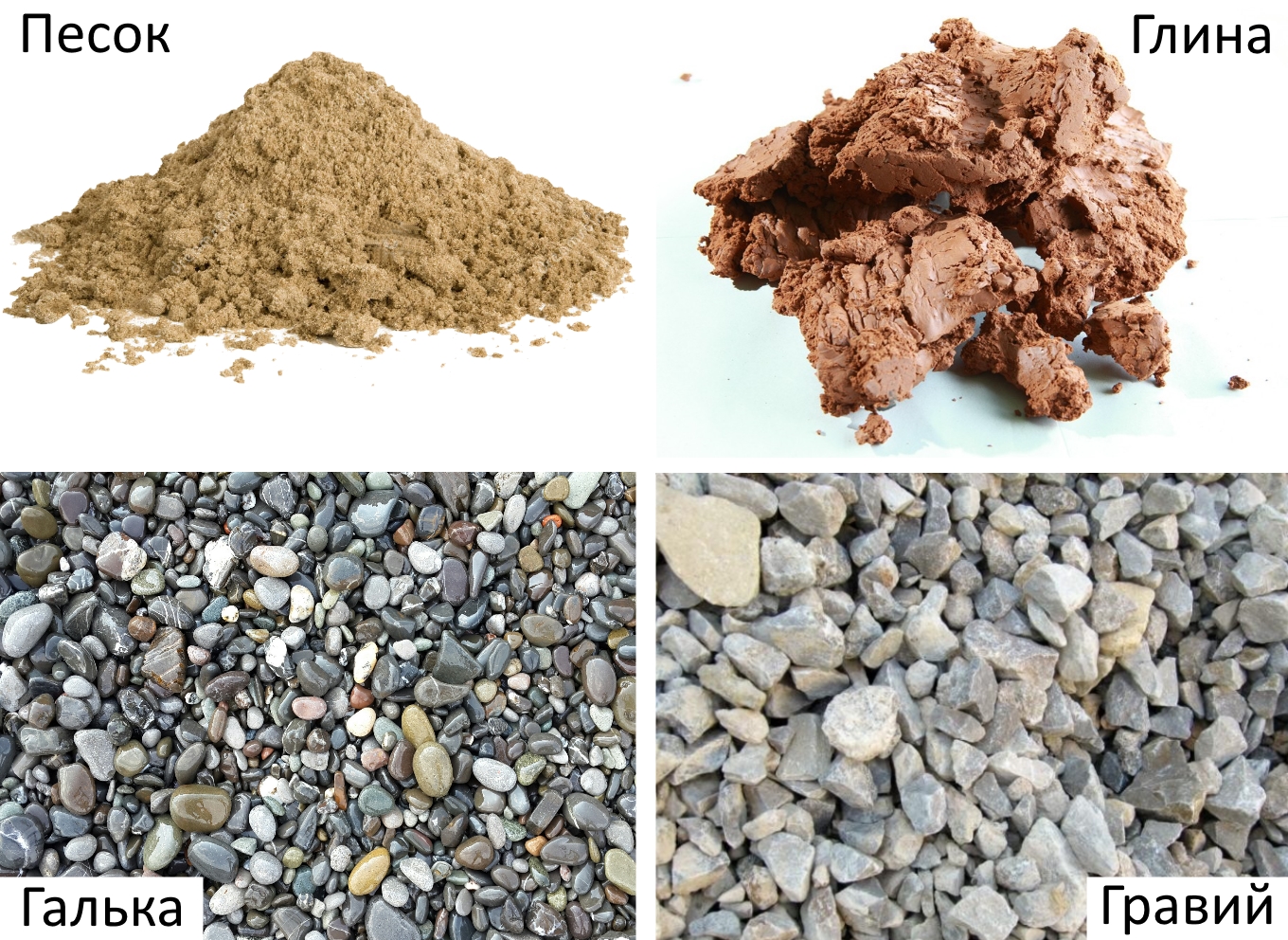 Песок и глина