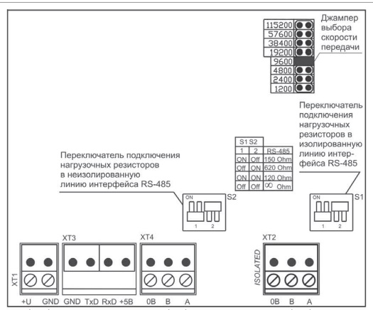 Схема интерфейса 485 болид