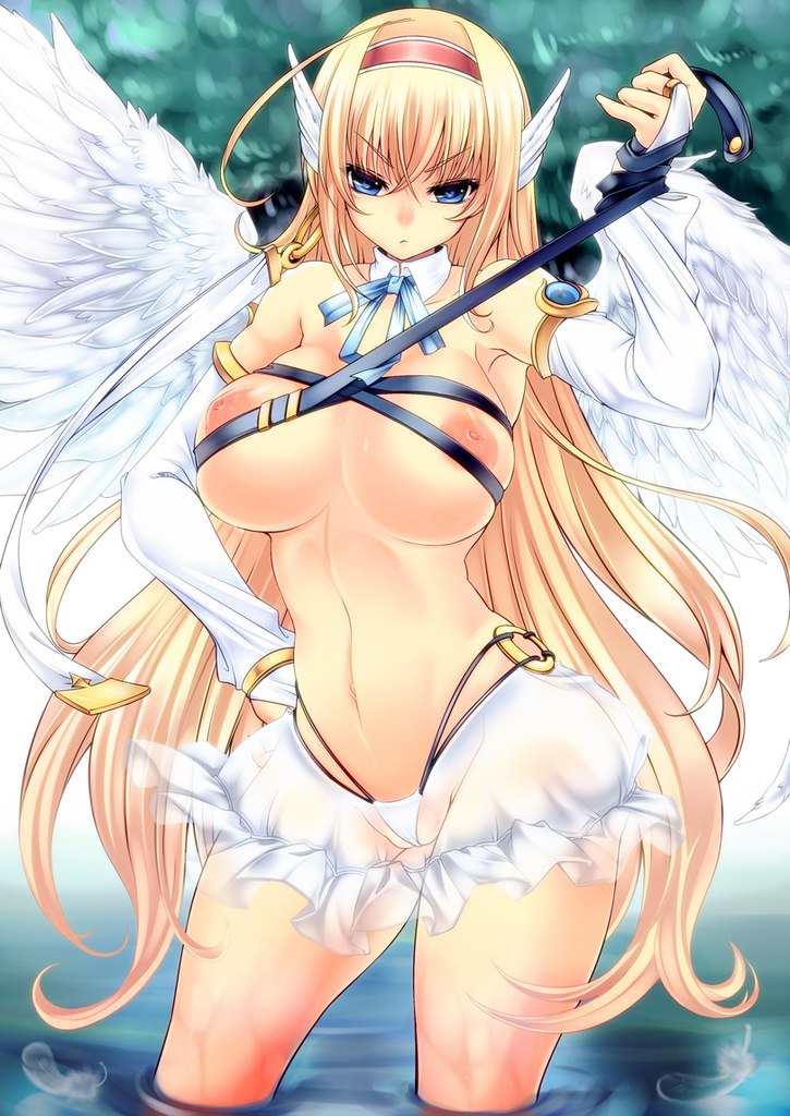 Sexy anime angel girls