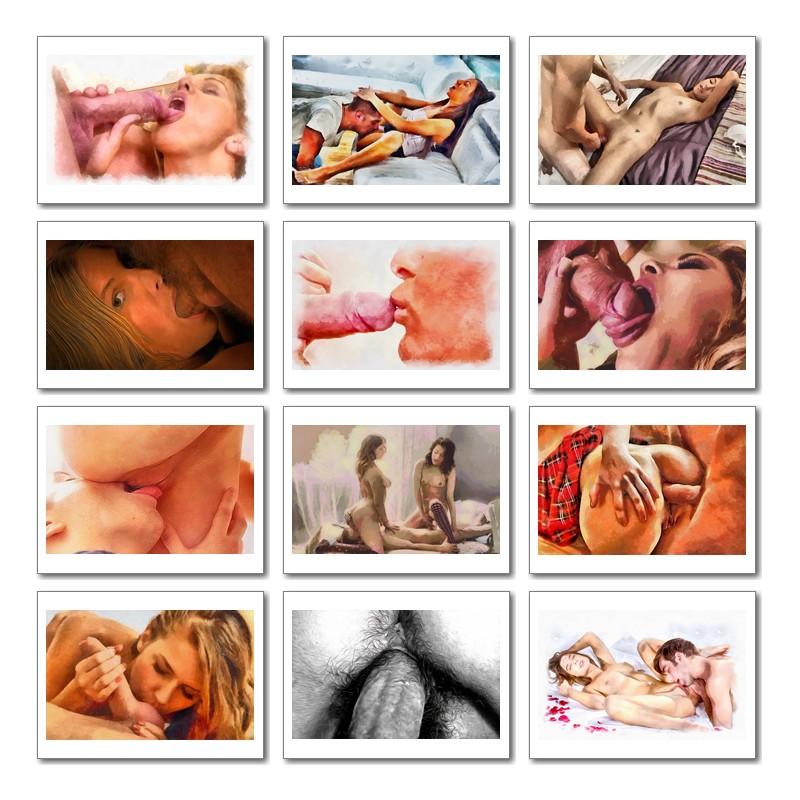 PORNO в классических стилях рисования