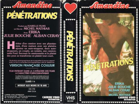 Pénétrations pornographiques / Pénétrations / Порнографические проникновения , Carrère Video)
